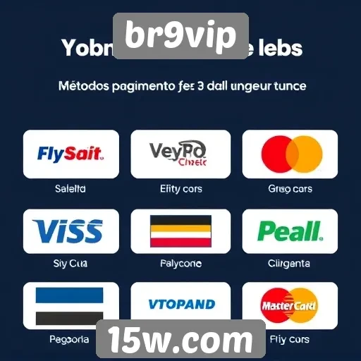 Métodos de pagamento aceitos no br9vip